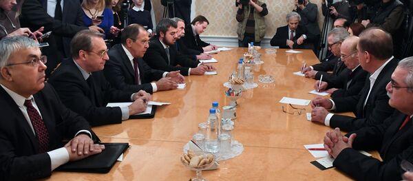 Встреча главы МИД РФ С. Лавров с представителями сирийской оппозиции - Sputnik Afrique