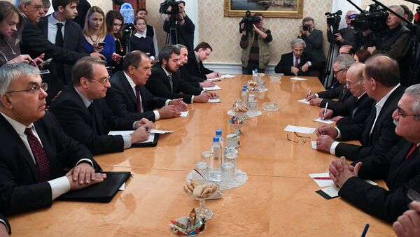 Встреча главы МИД РФ С. Лавров с представителями сирийской оппозиции - Sputnik Afrique
