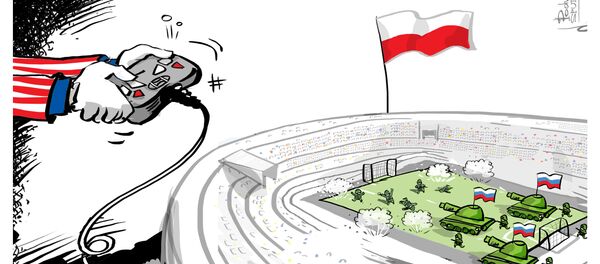 la «guerre contre la Russie» simulée au stade de Varsovie - Sputnik Afrique