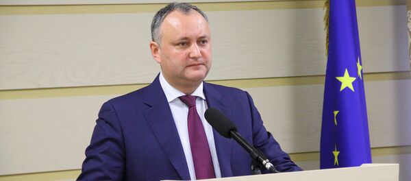 Le président moldave Igor Dodon - Sputnik Afrique
