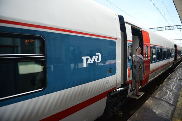 Le train à grande vitesse Berlin-Moscou Le train à grande vitesse Berlin-Moscou - Sputnik Afrique