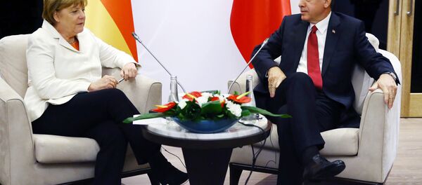 Angela Merkel et Recep Tayyip Erdogan - Sputnik Afrique