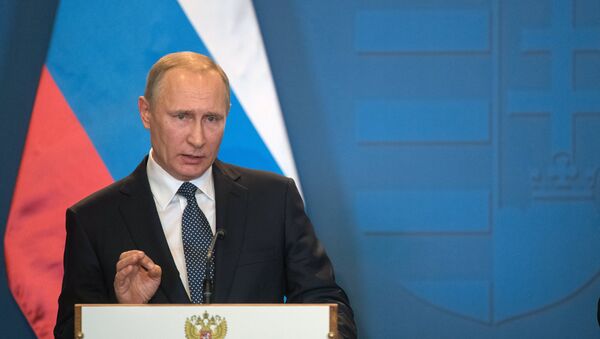 Рабочий визит президента РФ В. Путина в Венгрию - Sputnik Afrique