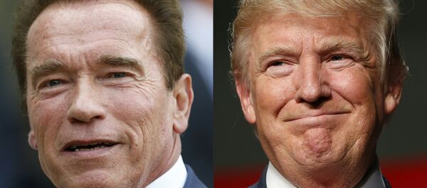 Donald Trump et Arnord Schwarzenegger - Sputnik Afrique