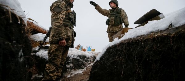 Des militaires ukrainiens dans le Donbass - Sputnik Afrique