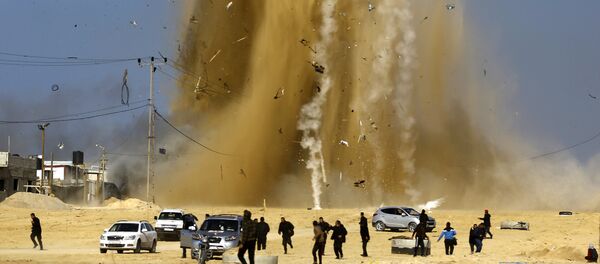 Bande de Gaza: l'aviation israélienne frappe en représailles les positions du Hamas - Sputnik Afrique