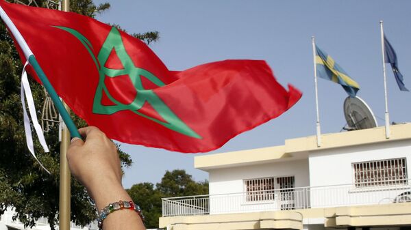 Drapeau marocain, Rabat - Sputnik Afrique