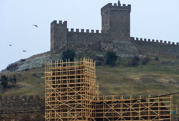 La restauration de la forteresse génoise en Crimée - Sputnik Afrique