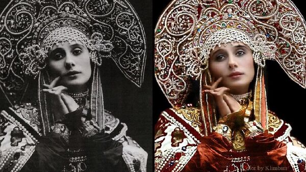 Anna Pavlova en costume russe, 1911 - Sputnik Afrique