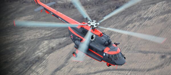 Un hélicoptère MI-8AMTSH-VA - Sputnik Afrique