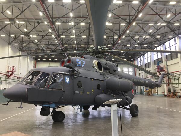 Un hélicoptère MI-8AMTSH-VA - Sputnik Afrique