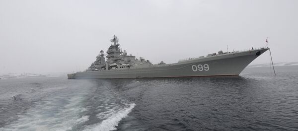 Le croiseur nucléaire russe Piotr Veliki - Sputnik Afrique