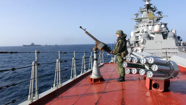 Le croiseur nucléaire russe Piotr Veliki - Sputnik Afrique