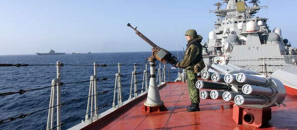 Le croiseur nucléaire russe Piotr Veliki - Sputnik Afrique