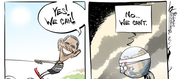 Qu'est ce qui va le mieux à Obama, une cravate ou un kite surf? - Sputnik Afrique