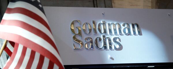 A view of the Goldman Sachs stall on the floor of the New York Stock Exchange - Sputnik Afrique