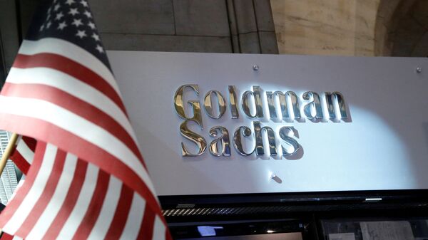 A view of the Goldman Sachs stall on the floor of the New York Stock Exchange - Sputnik Afrique