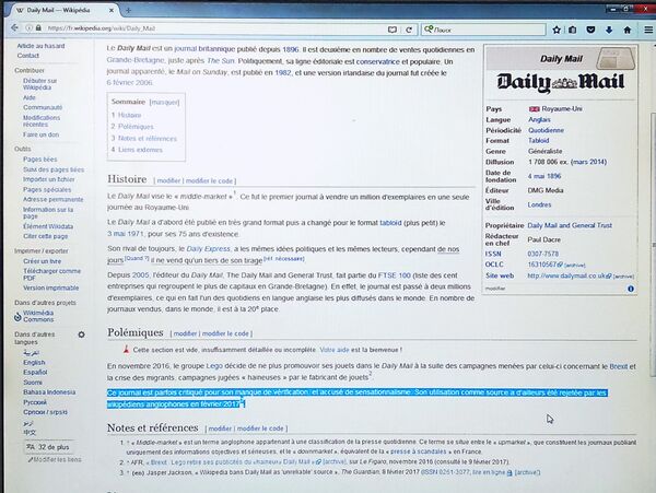 Daily Mail / Wikipedia Daily Mail / Wikipedia - Sputnik Afrique