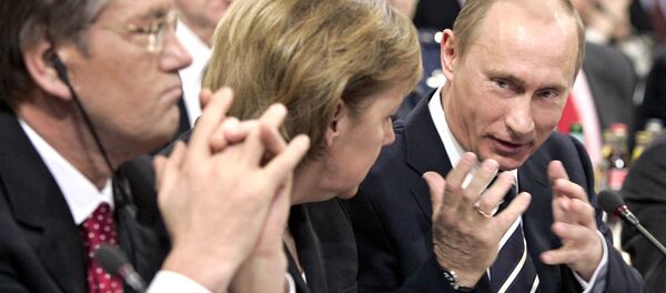 Vladimir Poutine prononce son discours de Munich. - Sputnik Afrique