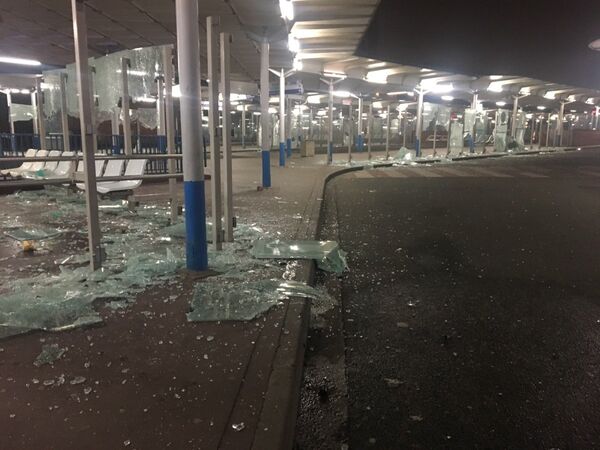 Destructions lors de la manifestation à Bobigny Destructions lors de la manifestation à Bobigny - Sputnik Afrique