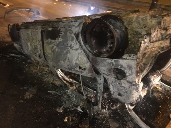 Véhicules détruits lors de la manifestation à Bobigny Véhicules détruits lors de la manifestation à Bobigny - Sputnik Afrique