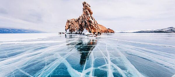 La beauté glaciale du lac Baïkal - Sputnik Afrique