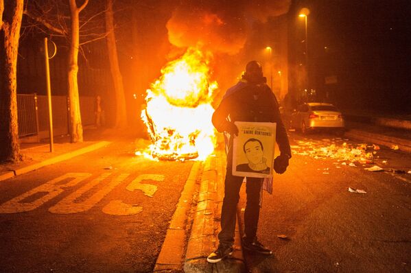 Protestations contre les violences policières en France - Sputnik Afrique