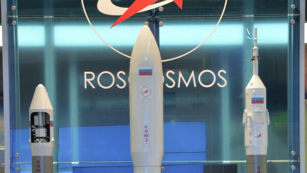 Le holding spatial russe Roskosmos au salon de Farnborough (photo d'archives) - Sputnik Afrique