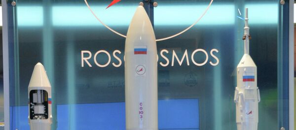 Le holding spatial russe Roskosmos au salon de Farnborough (photo d'archives) - Sputnik Afrique
