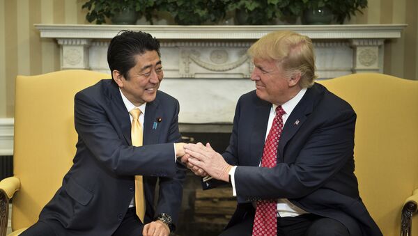 Shinzo Abe et Trump - Sputnik Afrique
