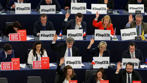 Avrupa Parlamentosu / CETA - Sputnik Afrique