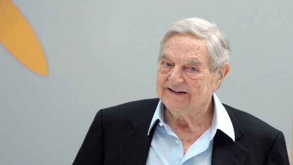 Hungarian-born US chairman of the Soros Fund Management, George Soros - Sputnik Afrique