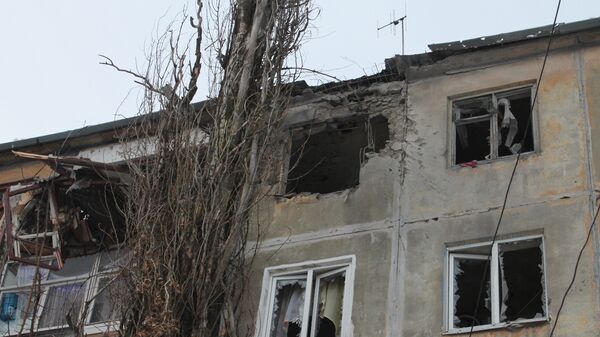 La ville de Donetsk pilonnée par l'armée ukrainienne - Sputnik Afrique