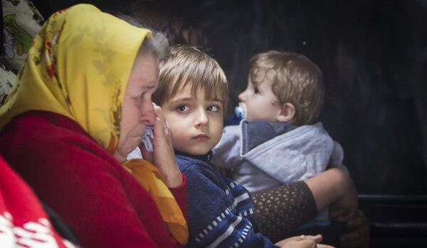 Réfugiés ukrainiens - Sputnik Afrique