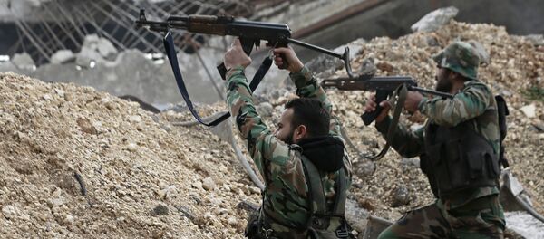 Syrian army soldiers - Sputnik Afrique