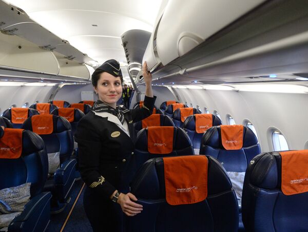 Les hôtesses de l’air d’Aeroflot - Sputnik Afrique