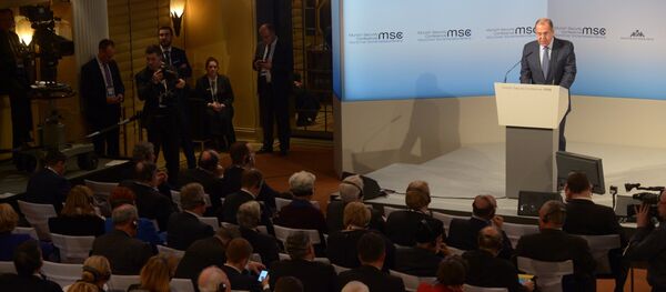 Le ministre russe des Affaires étrangères Sergueï Lavrov en marge de la Conférence de Munich sur la sécurité - Sputnik Afrique