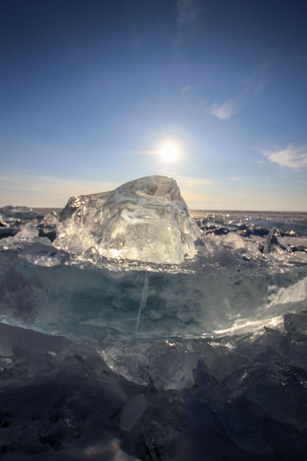 Course de l’extrême sur le lac Baïkal gelé - Sputnik Afrique