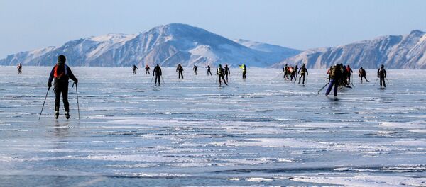 Байкальская экстремальная гонка Ледовый шторм - Sputnik Afrique