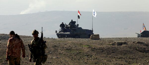 Iraqi security forces take part in an operation against Islamic State militants in south of Mosul, Iraq February 20, 2017. - Sputnik Afrique