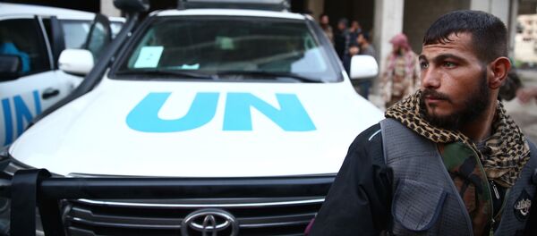 un convoi humanitaire de l’Onu - Sputnik Afrique