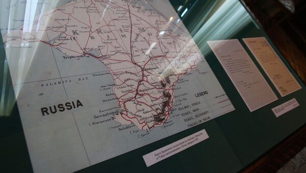 La carte de la péninsule de Crimée - Sputnik Afrique