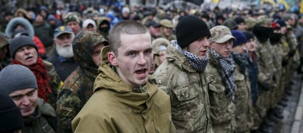 Manifestation de Maïdan, Kiev, Ukraine, 2014 - Sputnik Afrique
