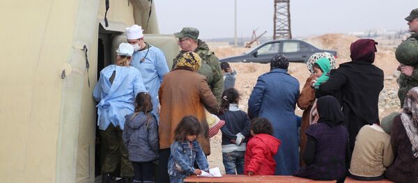 Des médecins russes partagent leur expérience avec des étudiants syriens - Sputnik Afrique