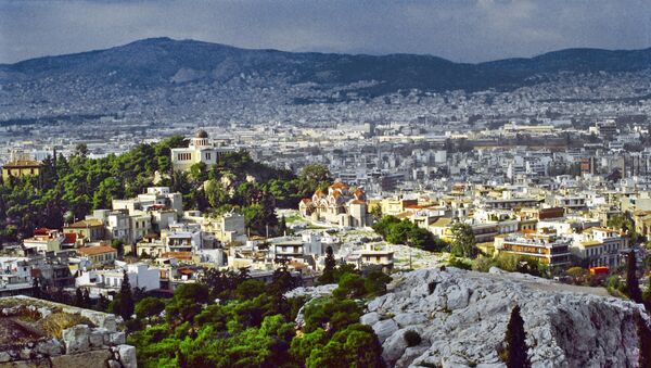 Вид на город Афины - Sputnik Afrique