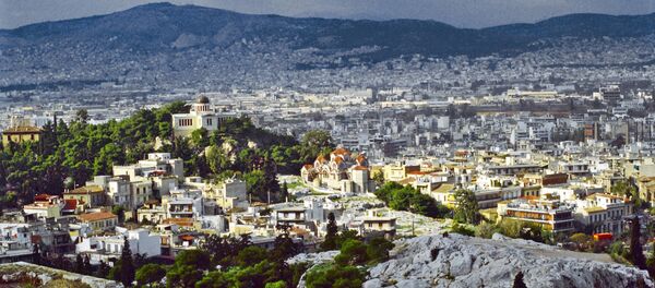 Вид на город Афины - Sputnik Afrique