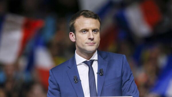 Emmanuel Macron, candidato presidencial de Francia - Sputnik Afrique