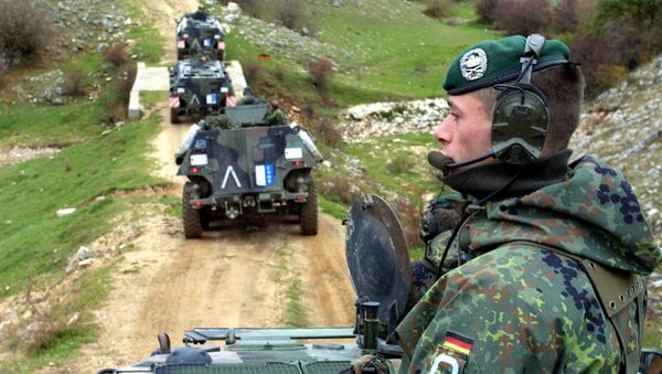 Bundeswehr troops operating as part of a NATO mission Bosnia, 2001. - Sputnik Afrique