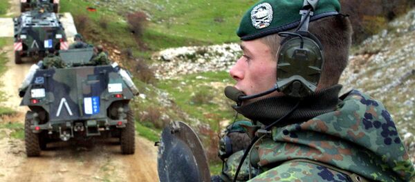 Bundeswehr troops operating as part of a NATO mission Bosnia, 2001. - Sputnik Afrique