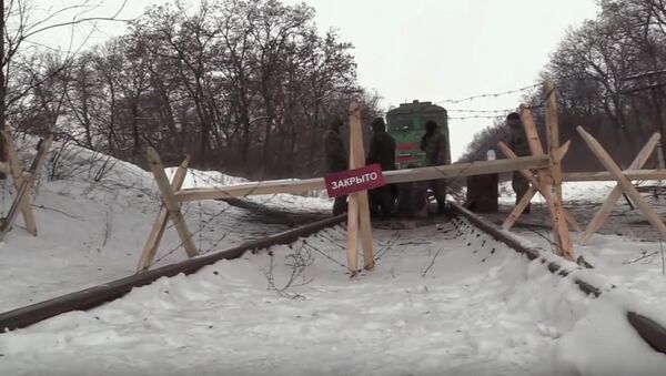 Railway blockade of Donbass - Sputnik Afrique